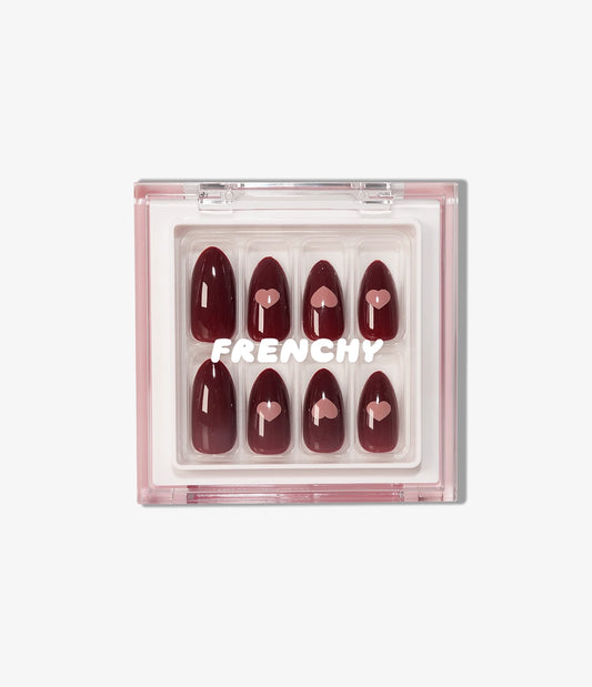 Cherry Baby Kit de uñas postizas con pegamento